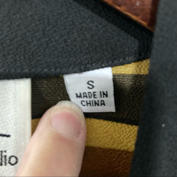 Linea by Louis Dell'Olio Printed Woven Cardigan Size Small A351112 - Picture 9 of 15